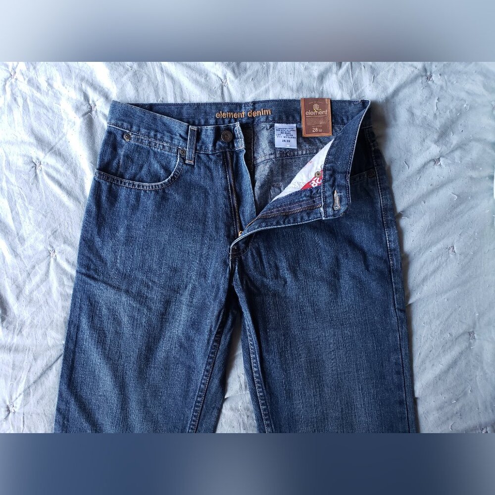 Element Skateboards Vintage Jeans (28x32, Straight Fit) NWT Y2K